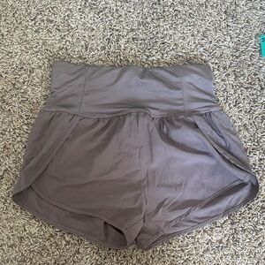 Women's High-Waisted Brown Shorts